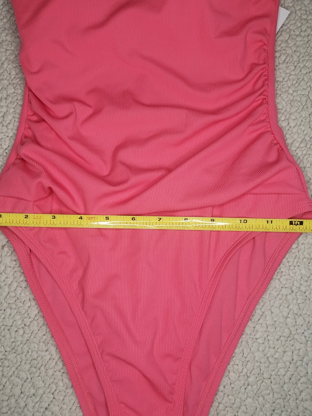 SHADE & SHORE Vibrant Pink Strapless One-Piece Swimsuit | Small NEW